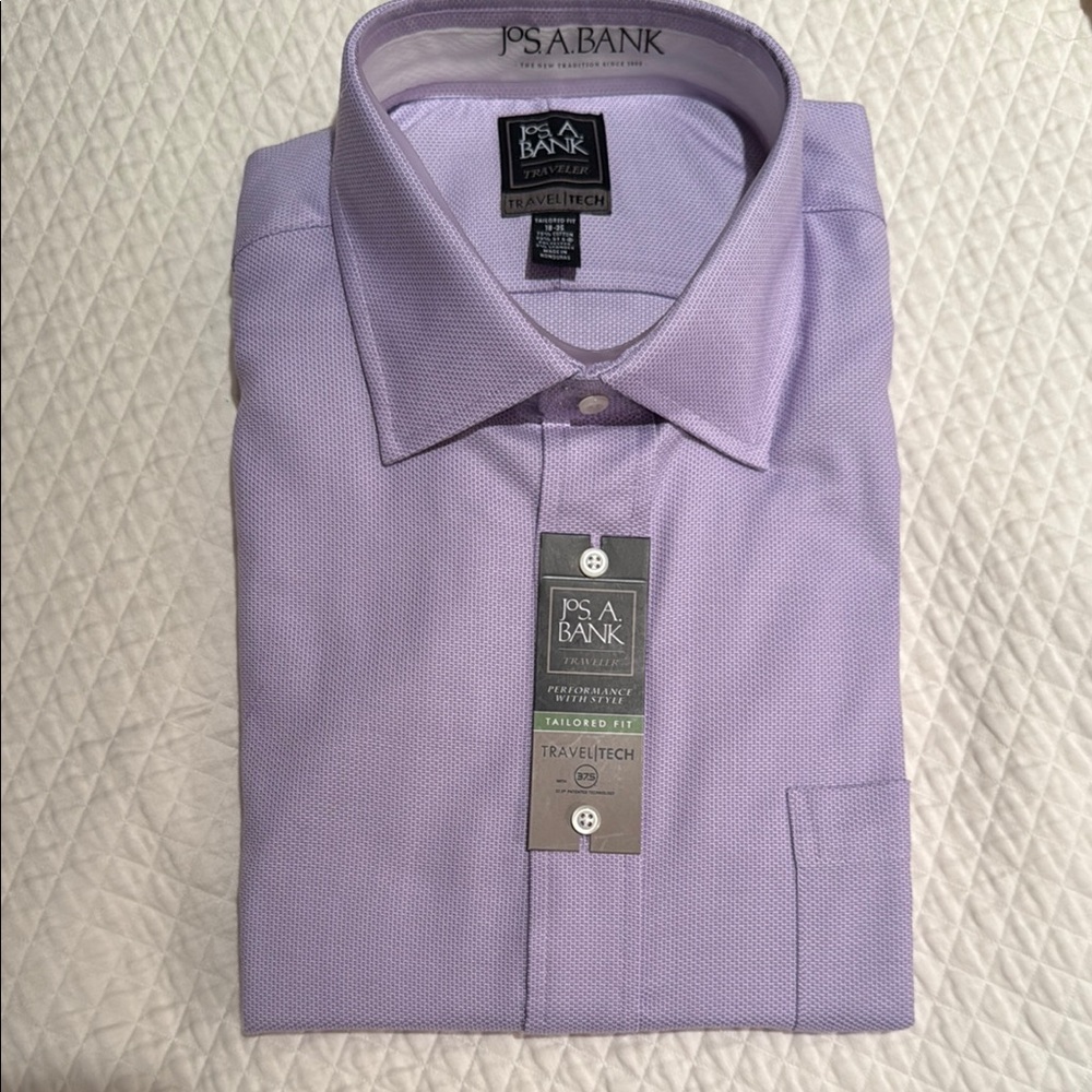 Jos. A. Bank Purple Dress Shirt Classic Style